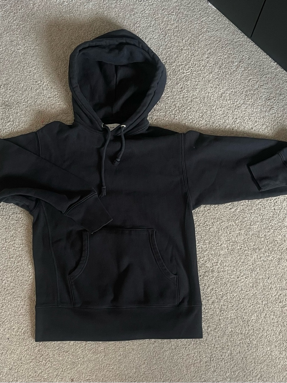 TNA Black Hooded Pullover Sweatshirt